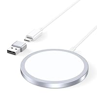 Mag-Safe Ladegerät 15W Magnetisch – Induktive Ladestation kabelloses Ladepad, Wireless Charger kompatibel mit iPhone 17/16/15/14/13/12 Serie und AirPods 4/3/2/Pro(ohne Netzteil)