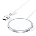 Magnetic Wireless Charger, 15W Fast Mag-Safe Charger for iPhone 17/16 Pro Max/16 Pro/16 Plus/16/15/14/13/12 Series and AirPods 4/3/2/Pro，Wireless Charging Pad (White)