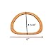 Model Worker 4PCS MDF Oval Shaped Handles Replacement for Handmade Bag Handbags Purse Handles (Light Brown)