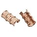 Panduit CTAPF2/0-12-Q Thin Wall Compression Tap Connector Run 1-2/0 AWG Tap 2-1 AWG 3-2 AWG 12-3 AWG Copper Purple Color Code