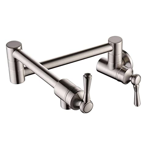 Robinet de remplissage de casserole laiton mural pliable eau froide de cuisine