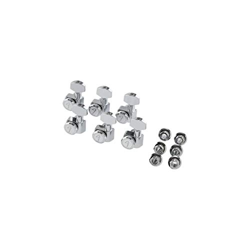 Dual guide pin mounting Fender Locking Stratocaster/Telecaster Tuning Machine Set - Left-Handed