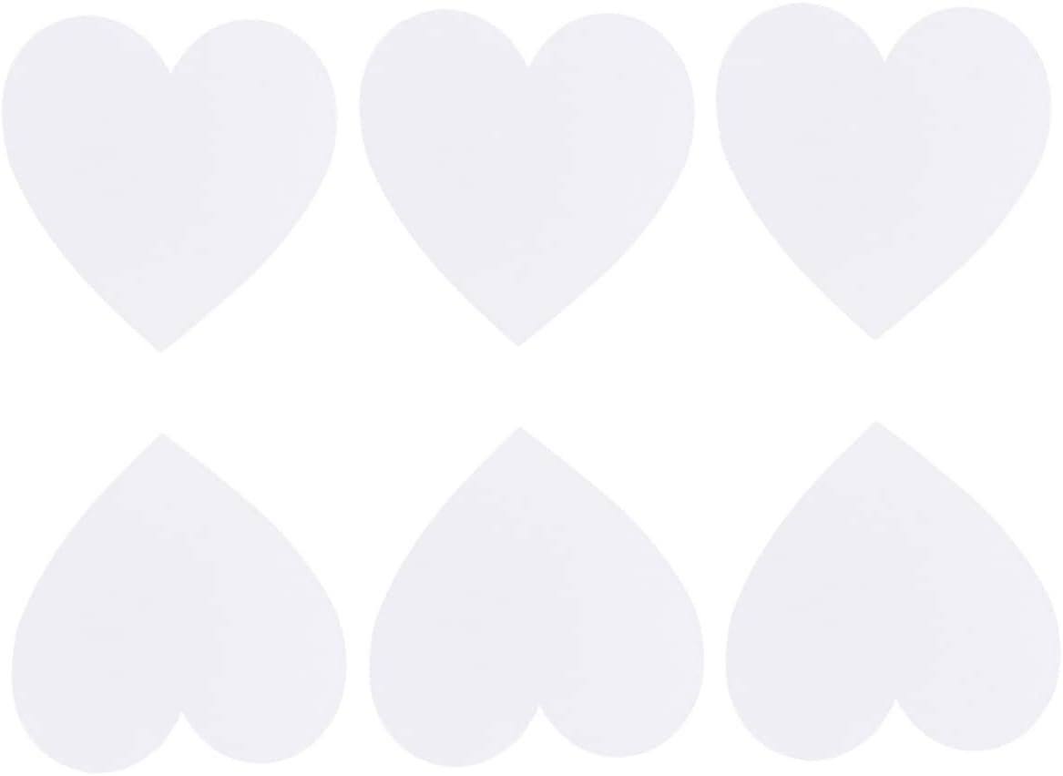 6Pcs Heart Shape Canvas Painting Boards Cotton Art Panels for Oils Acrylics and Tempera Compact and Convenient for Indoor Outdoor Use for Artists
