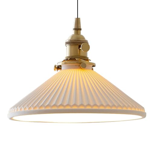 Lustre en céramique japonais : une suspension design pour habiller le plafond de votre balcon