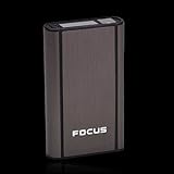 Stylish FOCUS 10 pack Cigarette Case Dispenser (BLACK COLOR)- (GD-1331-11, FREE CAR sticky pad for Phone PDA MP3 MP4)
