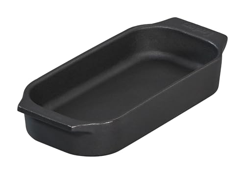 Enders® Tapasschalen-Set, 4er Set, massives emailliertes Gusseisen, gleichmäßige Hitzeverteilung und Speicherung, 4X B9 x T19 x H3,5 cm #7931, Schwarz