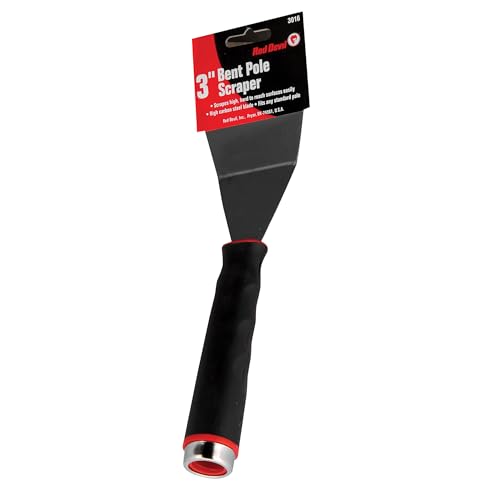 Red Devil 3016 3" Bent Blade Pole Scraper Threaded Handle