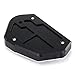 Modeer For V-Strom 650 650XT DL650 2004-2025 Motorcycle CNC Aluminum Extension for side stand foot Pad Support Plate vstrom 650 xt VSTROM650 dl 650 Accessories (black)
