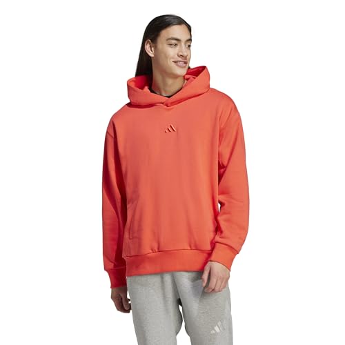 adidas mens All Szn Fleece Hoodie Bright Red,Medium
