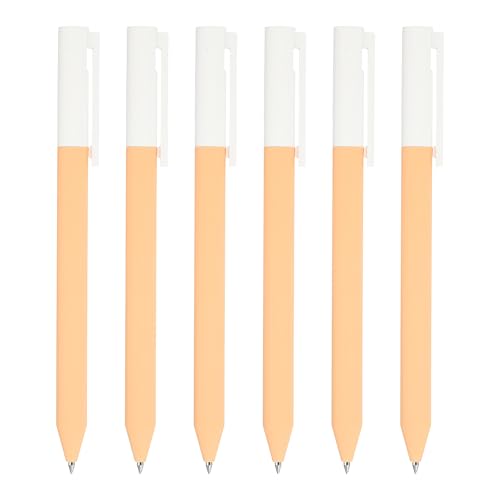 PATIKIL 6 bolígrafos gel 0.5 mm tinta naranja