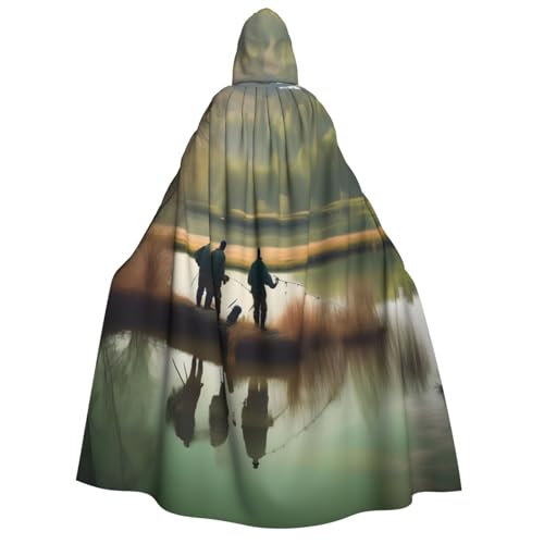 Cape viking médiéval à capuche unisexe pour costume Halloween et cosplay