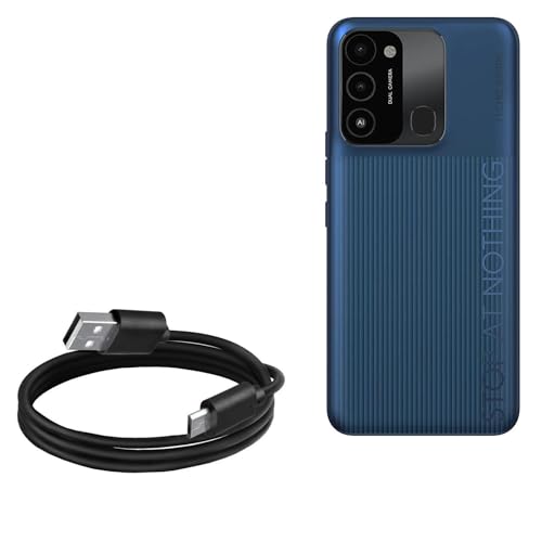 BoxWave Cable Compatible with Tecno Spark Go (2022) - DirectSync Cable, Durable Charge and Sync