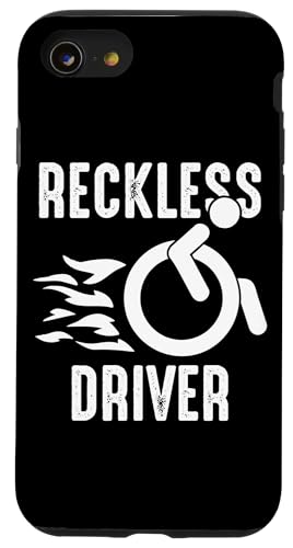 Carcasa para iPhone SE (2020) / 7 / 8 Handicap Silla de ruedas Vida Silla de ruedas Usuario Silla de ruedas divertida