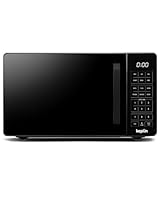 Keplin Black Microwave Oven 800W, 20L Compact Small Countertop Digital Microwave with 5 Power Levels, 8 Auto Cook Menus, Touch Control, LED Display, Auto Defrost & 99 Minute Timer, 2 Year Warranty