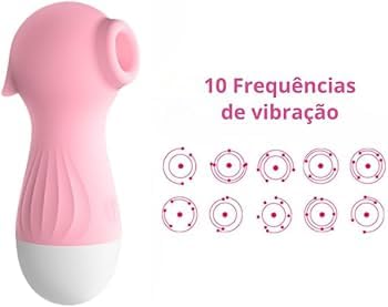 Vibrador Sugador Clitóris Estimulador Recarregável USB