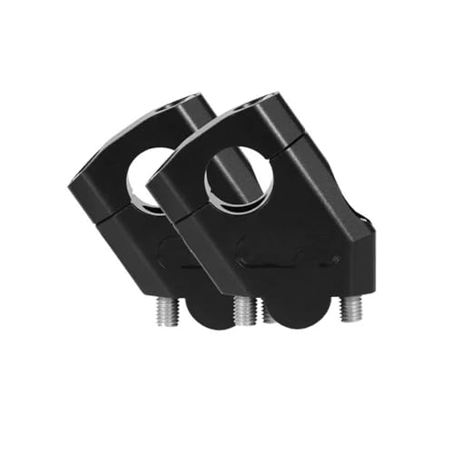 Torretas Manillar Abrazadera Mango Montaje Barra Elevadora Manillar 28mm 22mm para FZ6 S2 FZ 6 para FAZERMT-07 para MT-09 para MT07 para MT09 para MT 07 para MT 09 Elevador Manillar Moto(22mm Black)