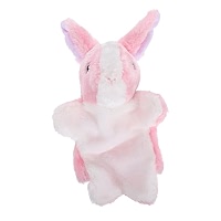 TOYANDONA Marionnette à main en peluche pour enfants - Marionnettes à main de lapin douces - Jouet éducatif pour raconter des histoires de bébé et interaction parent-enfant - 30 cm