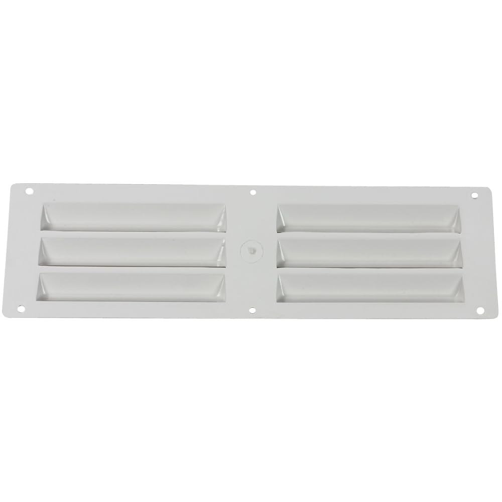 Griglia di ventilazione ventilatore scorrevole per roulotte camper caravan barca bianco 70 x 250 mm plastica