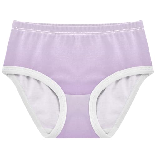 Joisal Ombre Purple Gradient Panties for Girl Toddlers Underwear Floral Cotton Designer Briefs Girls Undies 2t - Main Image