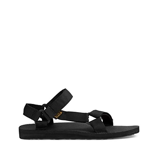 Teva Mäns original universell – urban sport och utomhuslivsstil sandal, AD mallstorlek, Svart - Svartsvart Blk - 39 EU