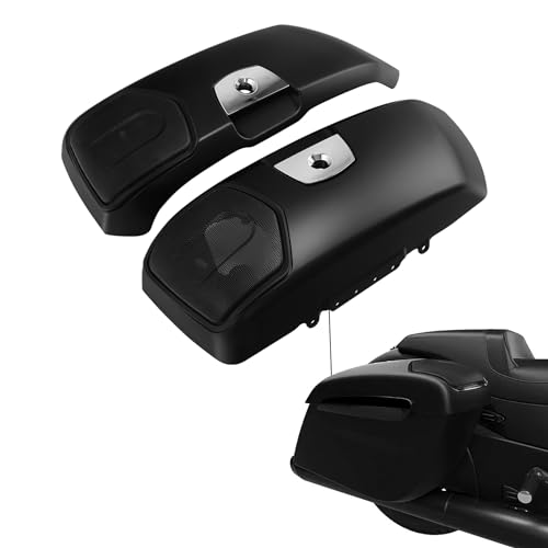 TCMT Matte Black Saddlebag Lids Cover Fit For Indian 2021-2023 Roadmaster Limited 2020-2023 Chieftain Elite 2019-2023 Chieftain Limited 2019-2023 Chieftain Dark Horse 2022-2023 Indian Pursuit