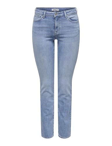 Jean coupe droite bleu ONLY Onlsui mid slim dnm dia460 femme