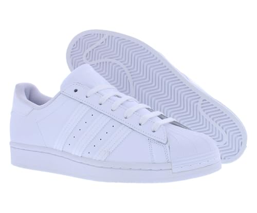 adidas Superstar Mens Shoes Size 7.5, Color: Footwear White/Footwear White/Footwear White2