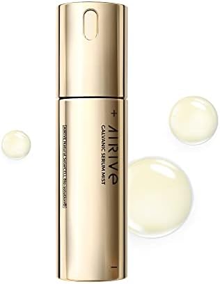 AIRIVE Galvanic Serum Face Mist Spray, Korean Skin Care for Anti-Aging, Reduce Wrinkles Glowing Hydrating Super Moisturizing Hydrating Serum for Face, 1.69 fl oz