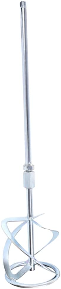 Heavy Duty Agitator Arm Mixing Rod Spiral Design Mechanical Stirring Rod for Paint Cement Food and Chemical Mud Durable and Easy to Clean