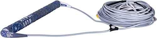 Hyperlite Relapse Pro Wakeboard Handle W/Flat Line Grey/Blue 85Ft #TOP7