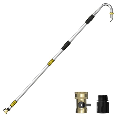 LAANPOLE Gutter Cleaning Tools from The Ground, 24FT Reach Rain Cleane