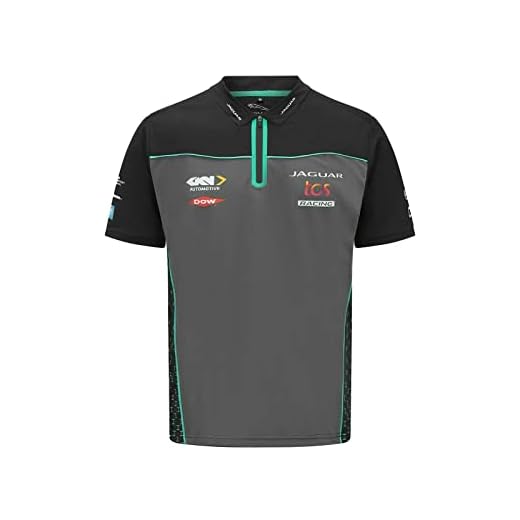Jaguar TCS Racing Formula E S8 Men's Team Technical Polo Shirt Black