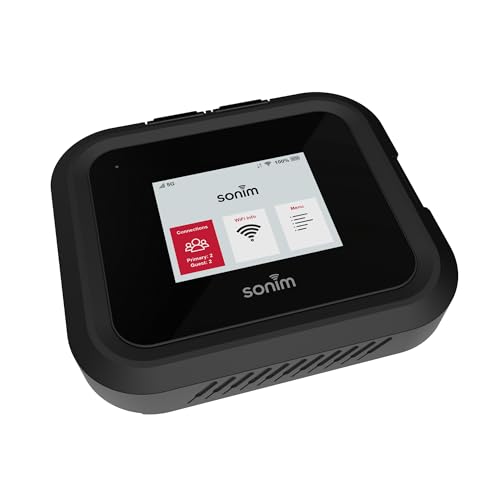 Sonim H500 5G Mobile Hotspot | 5G Travel Router with Global...