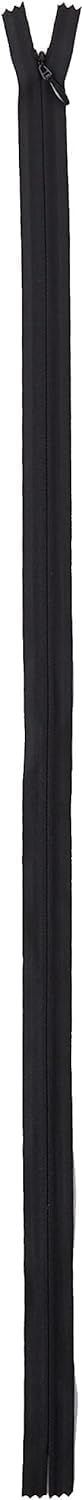 LEDUC Zip-5pc Black Invisible zips-Size, 60cm