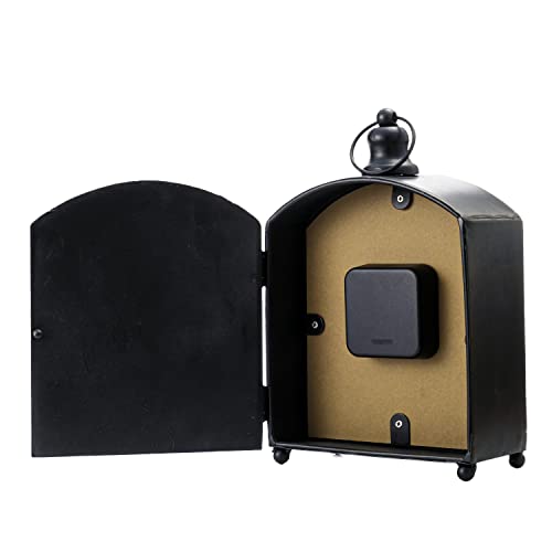 Small Retro Wall Clock.vintage Desk Clock Shabby Chic Metal Shelf Table Clock For Shelf Decor Desk Decor Wall Decor Table Decor #TOP2