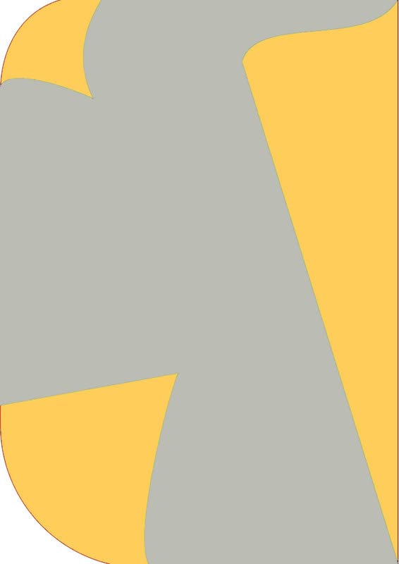 Cam Cart® Non-Transparent 2-in-1 Photography Backdrop Background Chromakey, 2 Colors in Single Backdrop (Yellow_Grey-8 * 12ft)