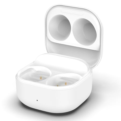 Étui de charge pour Samsung Galaxy Buds FE, boîtier de charge de remplacement, station d'accueil pour écouteurs Samsung Galaxy Buds FE SM-R400 (Blanc)