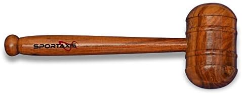 SPORTAXIS Premium Cricket Bat Mallet - Standard Wooden Bat Knocking Mallet (Premium)