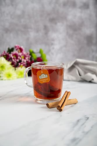 Ahmad Tea Black Tea, Cinnamon Haze Teabags, 20 Ct (Pack Of 6) - Caffeinated & Sugar-Free #TOP4