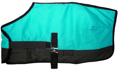 Rugged Ride Mini/Pony/Livestock 1200 Denier Adj Front Water Resistant Turnout Blanket - 300 Grams Fill