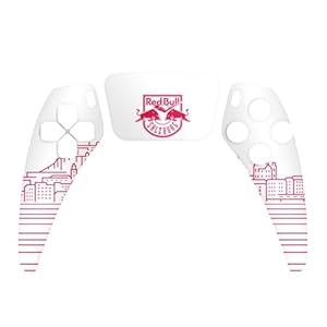 DeinDesign Skin kompatibel mit Sony Playstation 5 Controller PS5 Folie Sticker Eishockey Skyline EC Red Bull Salzburg
