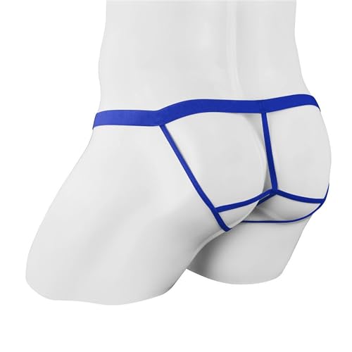 JEsilunmaMY Athletic Jockstrap Underwear for Men Low Waist Mesh Sheer Supporter Jock Straps Breathable G-String T-Back Thongs3