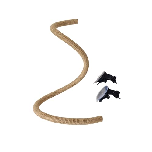 Bird Standing Perch Suction Cup Parrot Bendable Rope Perch Toy for Climbing Grinding Birdcage Accessories Engagement Toy