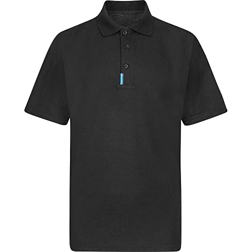 Portwest WX3 Polo Shirt, Size: XXL, Colour: Black, T720BKRXXL
