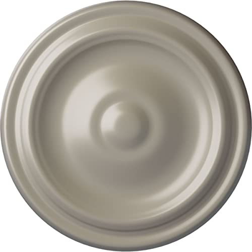 Image of 9 5 /8 inchOD x 1 1 /8 inchP Maria Ceiling Medallion (Fits Canopies up to 1 3 /4 inch), Pearl White