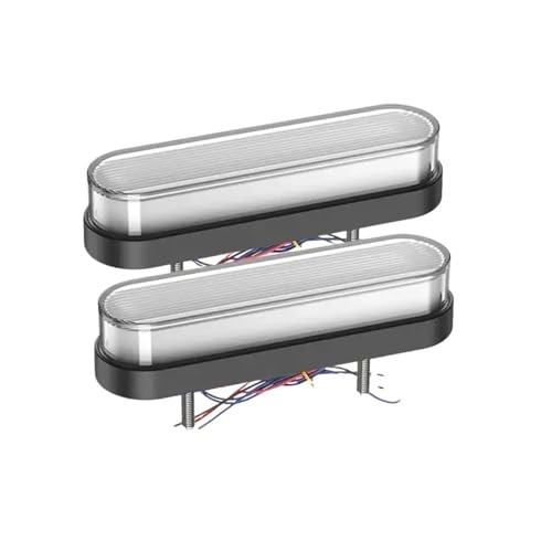 Glymzo Luz trasera trasera 2 uds 24 automóvil para camión remolque luz Universal motocicleta freno trasero parada 12-24V ATV UTV lámpara(Transparent len 3)
