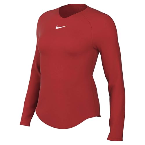 Nike Damen W Nk Df Park 1stlyr JSY Ls T-Shirt, University Red/White, XL EU