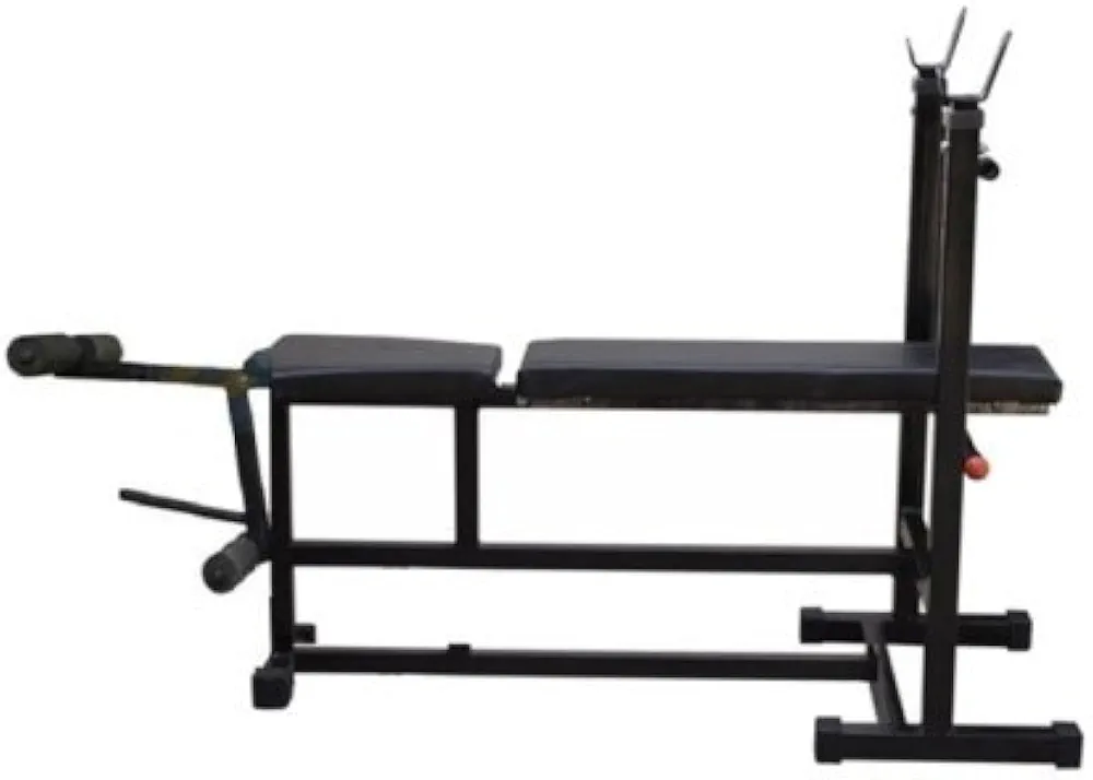 BODYFIT Adjustable Weight Bench Full Body Workout Machine, Inclined