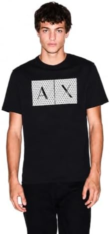 Armani Exchange Men's Triangulation Crew Neck T-Shirt