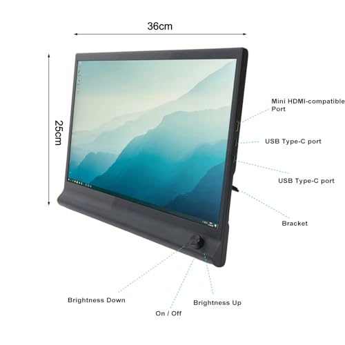 Fogcroll Despacho Do Armazém No Brasil & Monitor Portatil Extensor De Tela Para Notebook, 15,6'' F